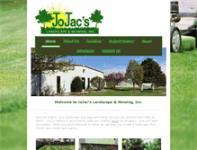 Tablet Screenshot of jojacslandscapeandmowing.com